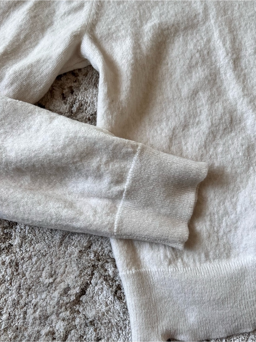 Aritzia Merino Wool Cardigan Light Birch - Picture 5 of 9